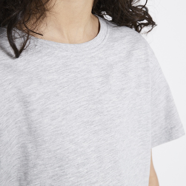 Basic tee "Andie" Grey Melange